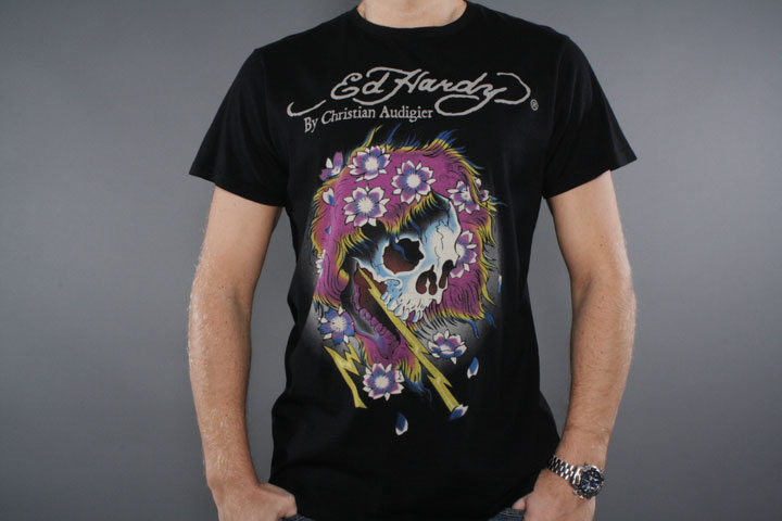 Ed Hardy Beautiful Ghost Tee