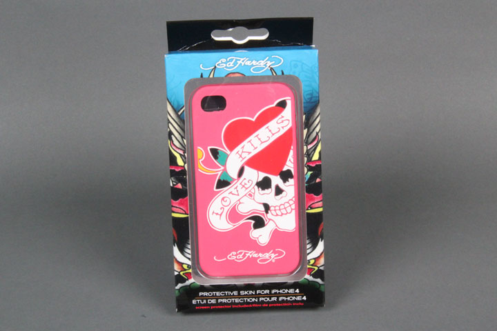 Ed Hardy LKS Pink Gel Case