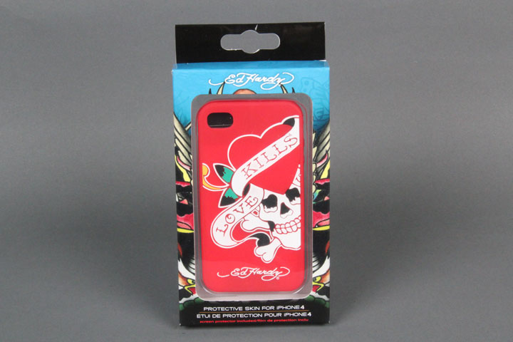 Ed Hardy LKS Red Gel Case