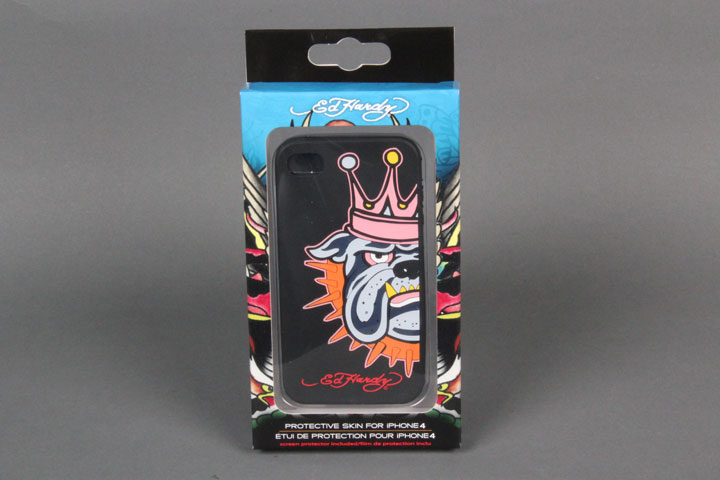 Ed Hardy BullDogKing Black Gel Case