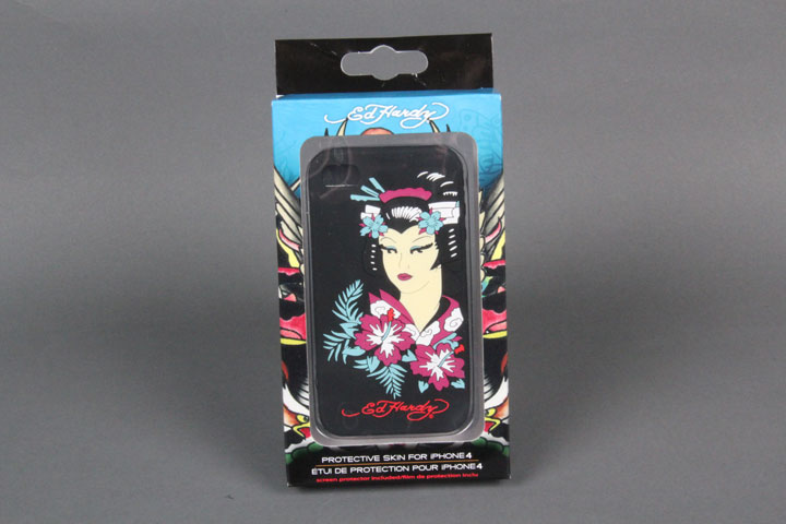 Ed Hardy Geisha Black Gel Case