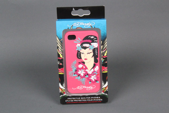 Ed Hardy Geisha Pink Gel Case