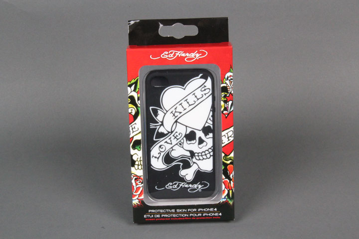 Ed Hardy LKS Black/White Gel Case