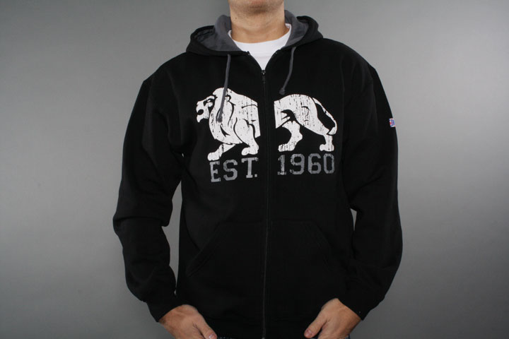 Lonsdale Lion Est Hooded Zipper Black