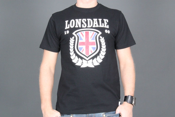 Lonsdale History Leaves T-shirt Black