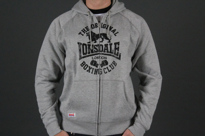 Lonsdale Club Logo Hooded Zip