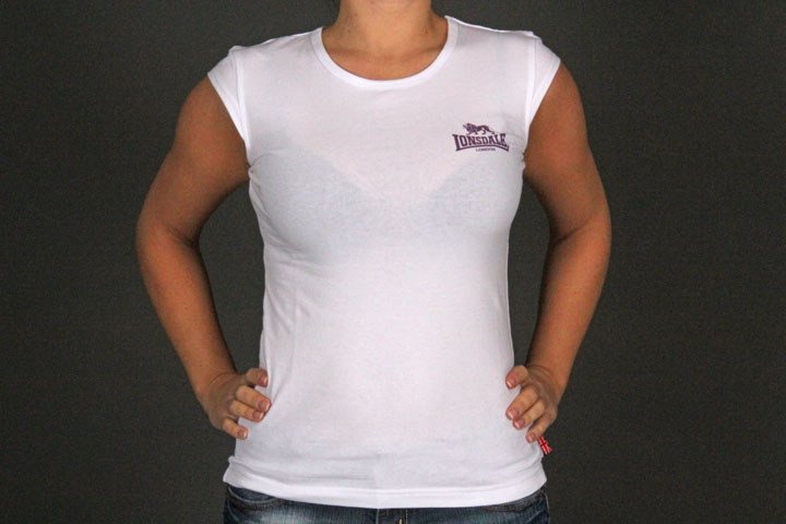 Lonsdale Acton Ladies T-Shirt White