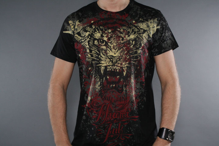 Miami Ink Tiger T-shirt